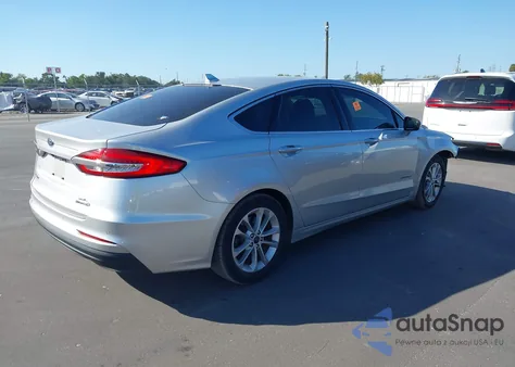 2019 Ford Fusion Hybrid Sel from USA, damaged, VIN 3FA6P0MU6KR123572